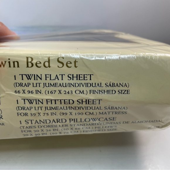 Vintage Royale Gold Collection Percale 180 Count Floral 3 Piece Twin Set - NEW - Picture 7 of 7